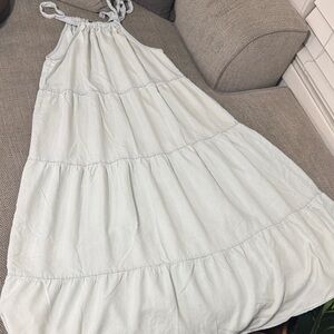 Velvet Heart Light Blue Tiered Dress